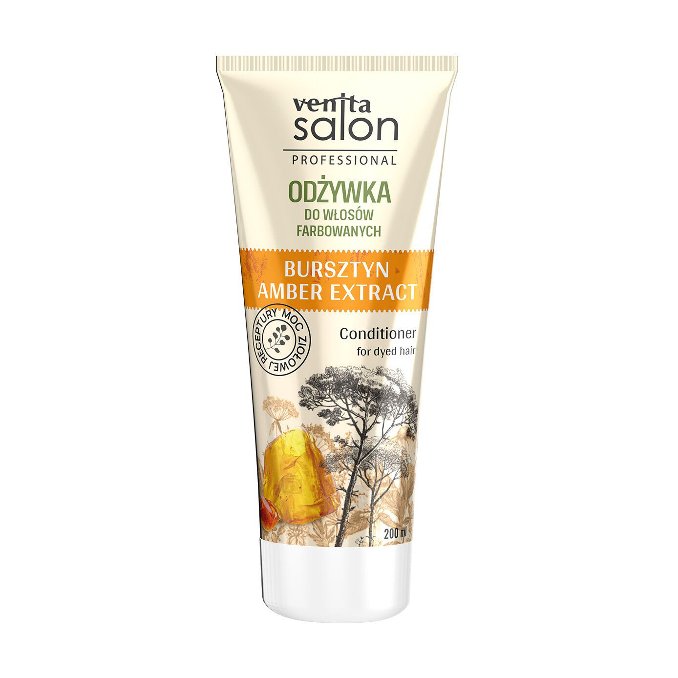 Кондиціонер Venita Salon Professional Conditioner для фарбованого волосся, з екстрактом бурштину, 200 мл